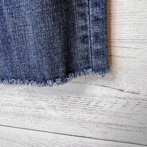 Driftwood Jeans Womens Size W27XL31 Classic Fit Medium Wash Distressed Raw Hem - Picture 5 of 16